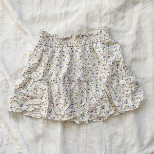 Tiered Floral skirt